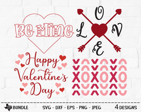 Valentines Day Bundle | Valentines SVG SVG Texas Southern Cuts 