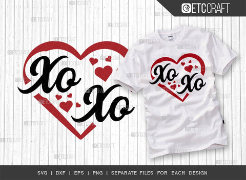 Valentine's Day Bundle Vol-03 | XoXo Svg | Be My Valentine Svg | Little Dude Big Heart Svg | Growing My Valentine Svg | Valentine's Day Quote Design SVG ETC Craft 