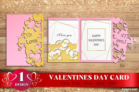 Valentines Day Cards SVG | Papercut | 3D Crafts SVG SvgOcean 