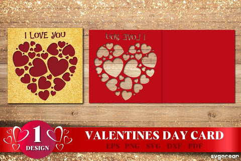 Valentines Day Cards SVG | Papercut | 3D Crafts SVG SvgOcean 