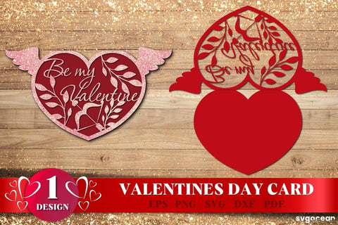 Valentines Day Cards SVG | Papercut | 3D Crafts SVG SvgOcean 