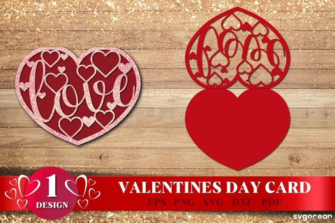Valentines Day Cards SVG | Papercut | 3D Crafts SVG SvgOcean 