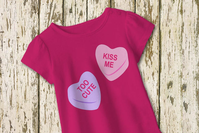 Valentine's Day Conversation Hearts SVG Designed by Geeks 