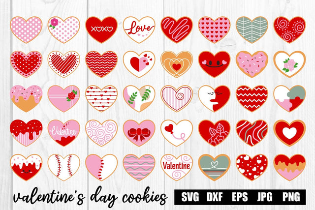 valentine's day cookies, svg, dxf, png, jpg SVG dadan_pm 