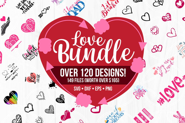 Valentines Day Cut File Bundle SVG SavanasDesign 