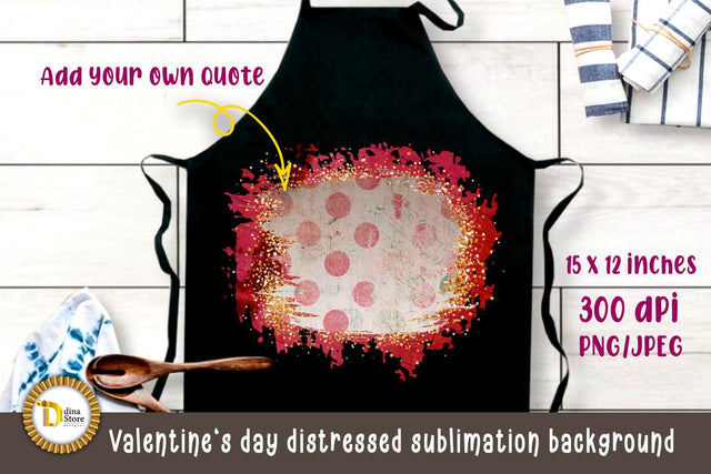 Valentine's day distressed sublimation background Sublimation Dina.store4art 
