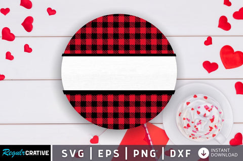 Valentine's Day Door Round Sign SVG Bundle SVG Regulrcrative 