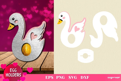 Valentines Day Egg Holder | Candy Holder SVG SvgOcean 