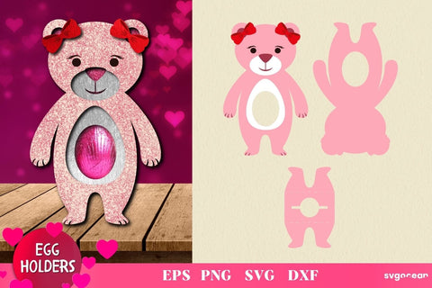 Valentines Day Egg Holder | Candy Holder SVG SvgOcean 