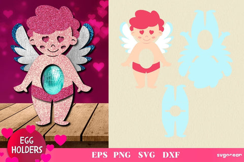 Valentines Day Egg Holder | Candy Holder SVG SvgOcean 