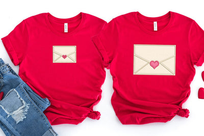Valentine's Day Envelope Applique Embroidery Embroidery/Applique DESIGNS Designed by Geeks 