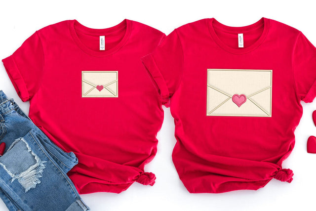 Valentine's Day Envelope Applique Embroidery Embroidery/Applique DESIGNS Designed by Geeks 