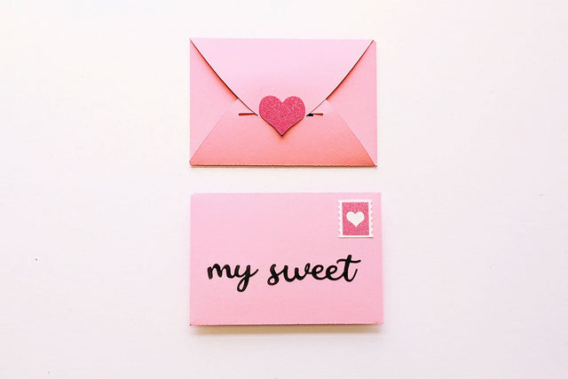 Valentine's Day Envelope Gift Card Holder SVG SVG Risa Rocks It 