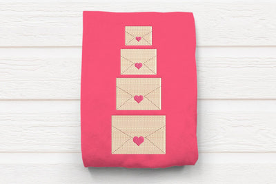 Valentine's Day Envelope Mini Embroidery Embroidery/Applique DESIGNS Designed by Geeks 