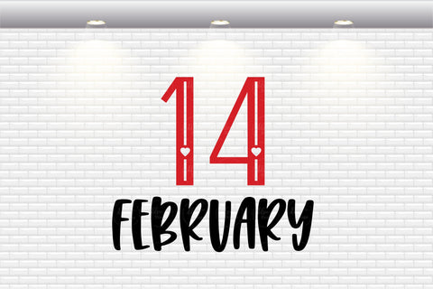 Valentine's Day - February 14 - SVG, PNG, DXF, EPS SVG Elsie Loves Design 