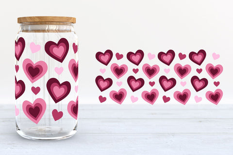 Valentine's Day Glass Can SVG Bundle SVG B Renee Design 