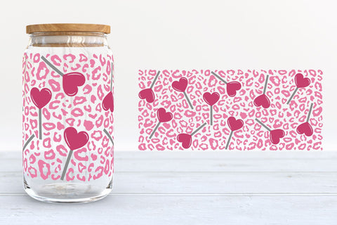 Valentine's Day Glass Can SVG Bundle SVG B Renee Design 