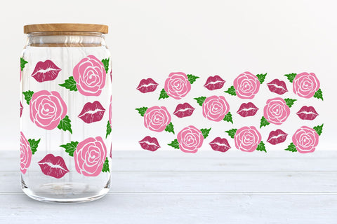 Valentine's Day Glass Can SVG Bundle SVG B Renee Design 