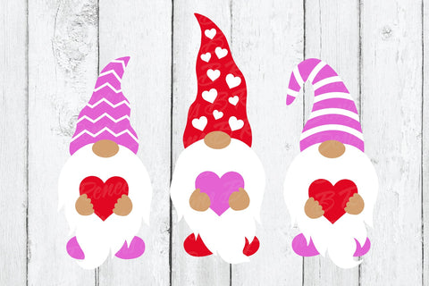 Valentine's Day Gnome SVG SVG B Renee Design 