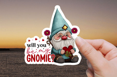 Valentine's Day Gnomes Stickers Bundle Sublimation Regulrcrative 
