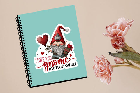 Valentine's Day Gnomes Stickers Bundle Sublimation Regulrcrative 