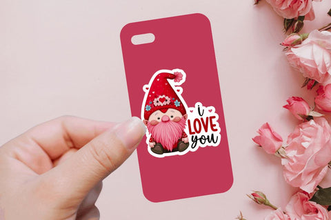 Valentine's Day Gnomes Stickers Bundle Sublimation Regulrcrative 