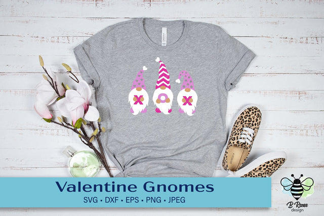 Valentine's Day Gnomes SVG SVG B Renee Design 