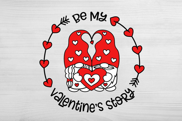 Valentines Day Gnomes SVG. SVG Samaha Design 