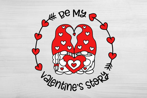 Valentines Day Gnomes SVG. SVG Samaha Design 