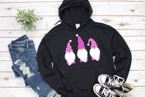 Valentine's Day Gnomes SVG with decorative hats SVG B Renee Design 