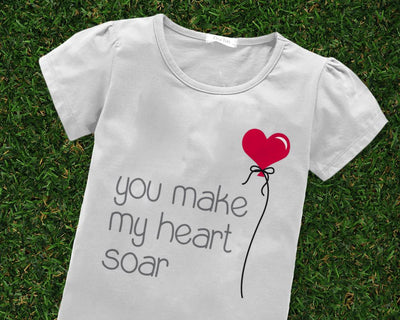 Valentine's Day Heart Balloon SVG Designed by Geeks 