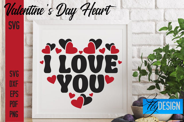 Valentine's Day Heart SVG Quotes | Valentine's Day Quotes SVG SVG Fly Design 