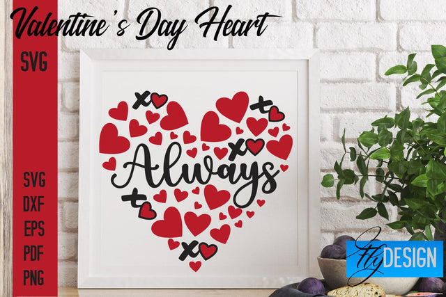 Valentine's Day Heart SVG Quotes | Valentine's Day Quotes SVG SVG Fly Design 