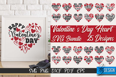 Valentine's Day Heart SVG Quotes | Valentine's Day Quotes SVG SVG Fly Design 