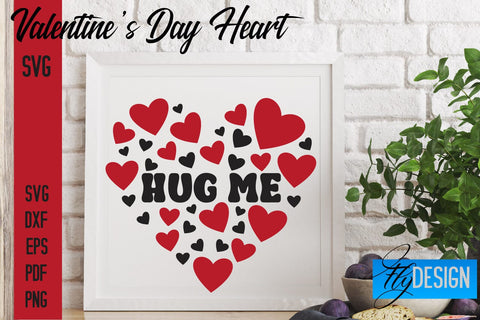 Valentine's Day Heart SVG Quotes | Valentine's Day Quotes SVG SVG Fly Design 