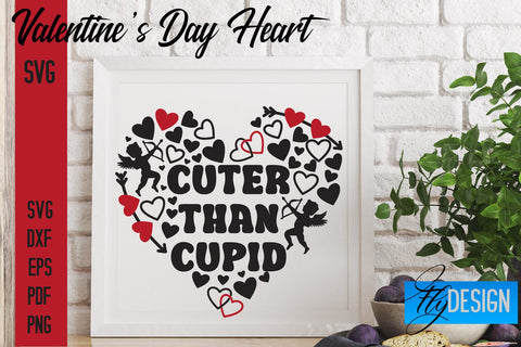 Valentine's Day Heart SVG Quotes | Valentine's Day Quotes SVG SVG Fly Design 