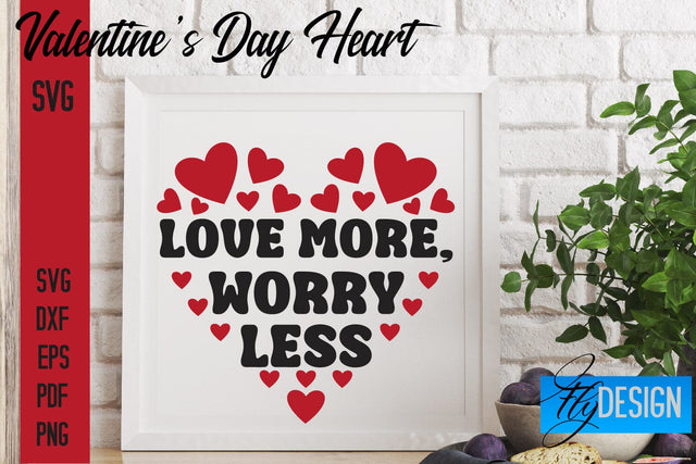 Valentine's Day Heart SVG Quotes | Valentine's Day Quotes SVG SVG Fly Design 