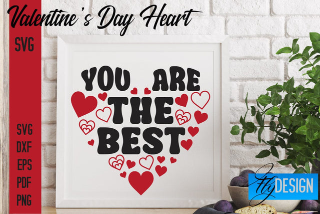 Valentine's Day Heart SVG Quotes | Valentine's Day Quotes SVG SVG Fly Design 