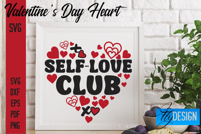 Valentine's Day Heart SVG Quotes | Valentine's Day Quotes SVG SVG Fly Design 