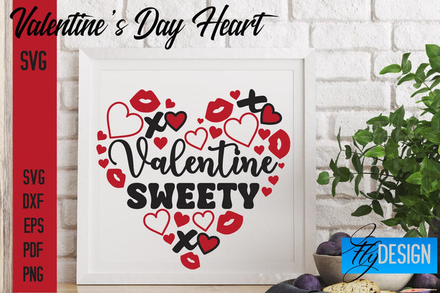 Valentine's Day Heart SVG Quotes | Valentine's Day Quotes SVG SVG Fly Design 