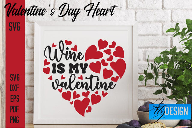 Valentine's Day Heart SVG Quotes | Valentine's Day Quotes SVG SVG Fly Design 