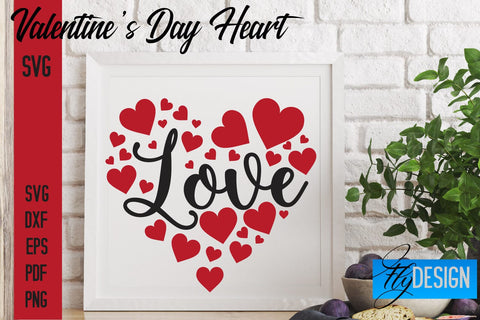 Valentine's Day Heart SVG Quotes | Valentine's Day Quotes SVG SVG Fly Design 