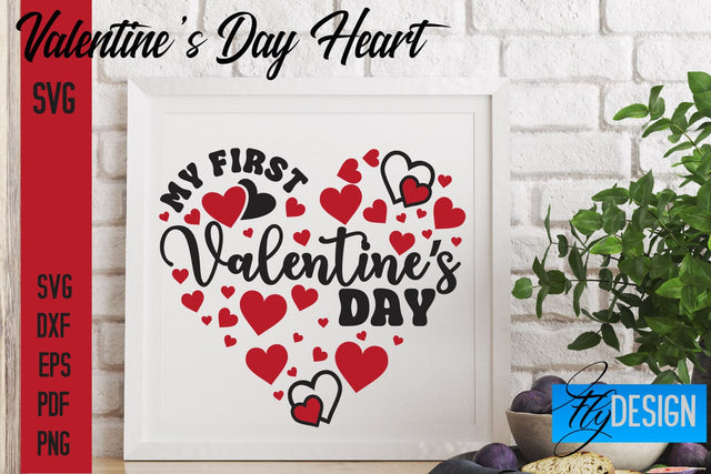 Valentine's Day Heart SVG Quotes | Valentine's Day Quotes SVG SVG Fly Design 