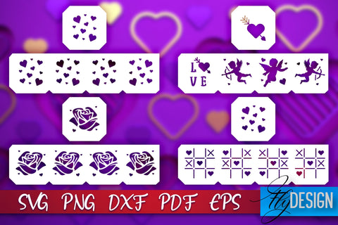 Valentine’s Day Lantern SVG | Paper Cut SVG | Love Design v.2 SVG Fly Design 