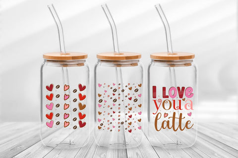 Valentine's Day Libbey Glass SVG Bundle SVG Regulrcrative 