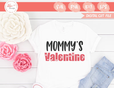 Valentine's Day - Mommy Valentine - SVG, PNG, DXF, EPS SVG Elsie Loves Design 