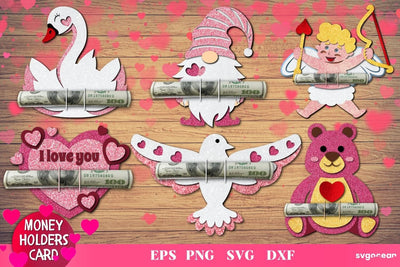 Valentines Day Money Holder | Layered SVG SVG SvgOcean 