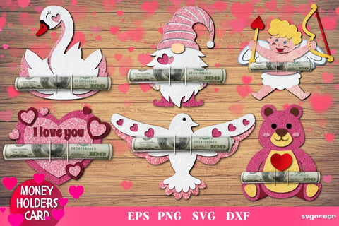 Valentines Day Money Holder | Layered SVG SVG SvgOcean 