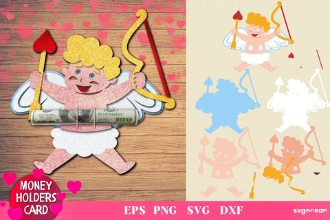 Valentines Day Money Holder | Layered SVG SVG SvgOcean 
