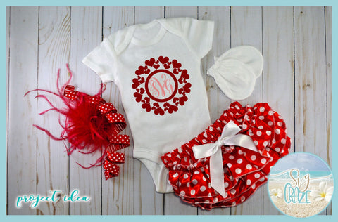 Valentines Day Monogram And Split Frame with Quotes Bundle SVG SVG SVGcraze 